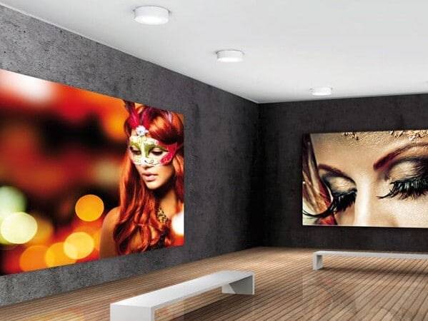 Print2Fabrics textile wall display