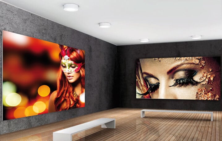 textile wall display