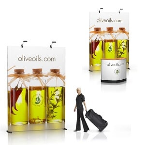 portable fabric display kit - different shapes and sizes
